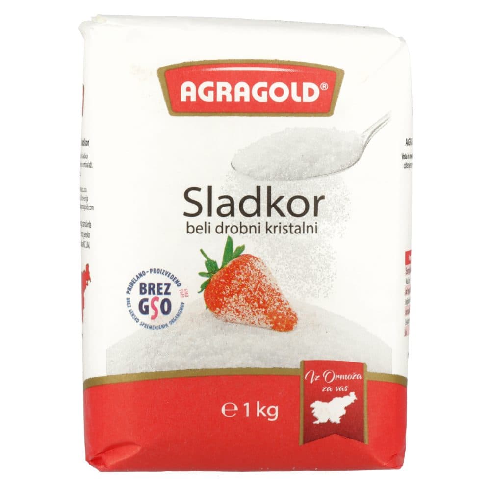 beli kristalni sladkor, agragold, 1kg