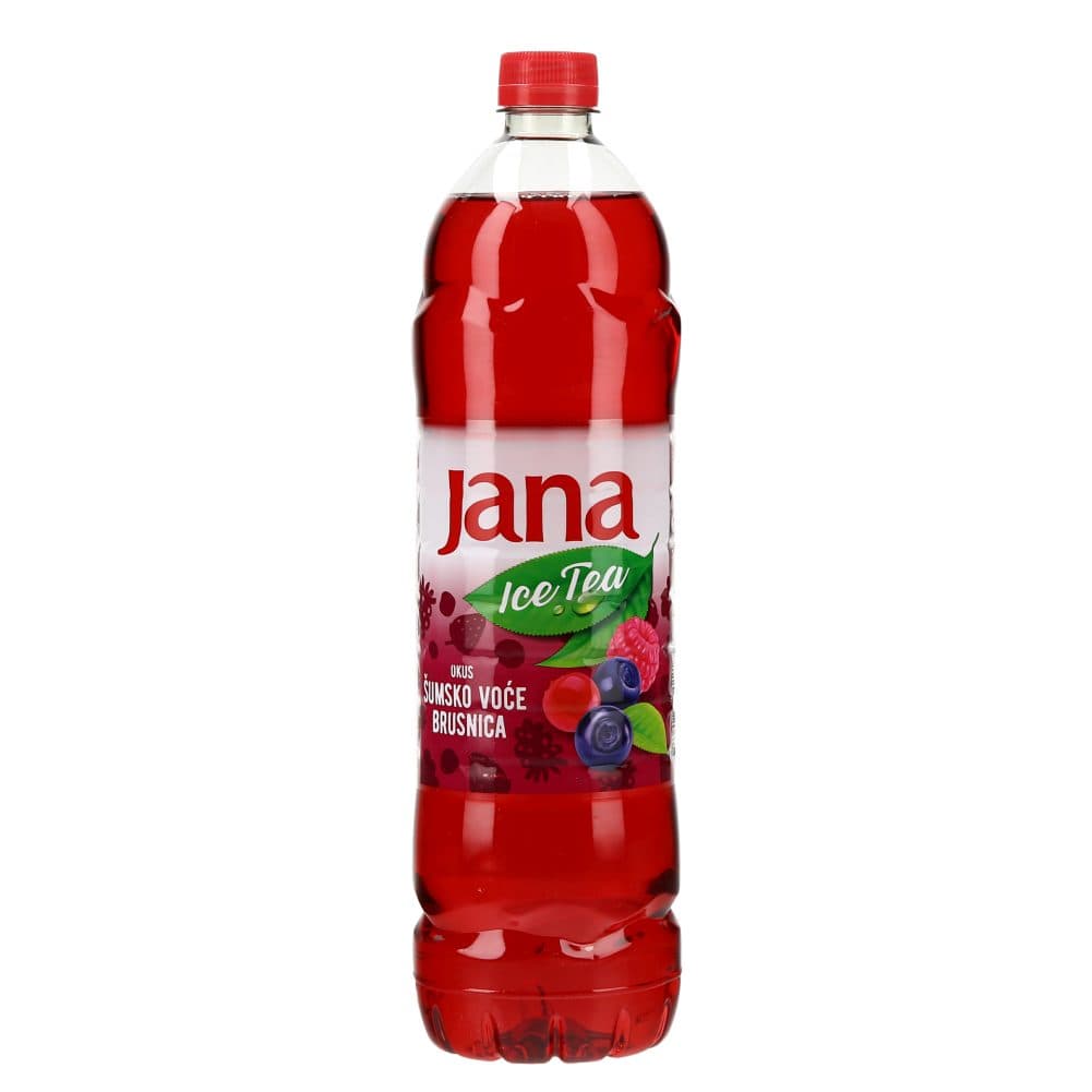 ledeni čaj gozdni sadeži in brusnica