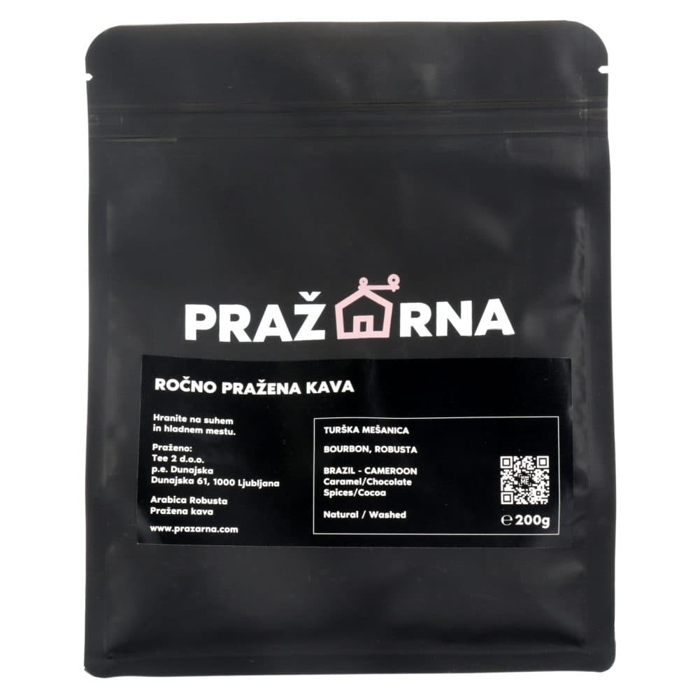 ročno pražena kava turška mešanica