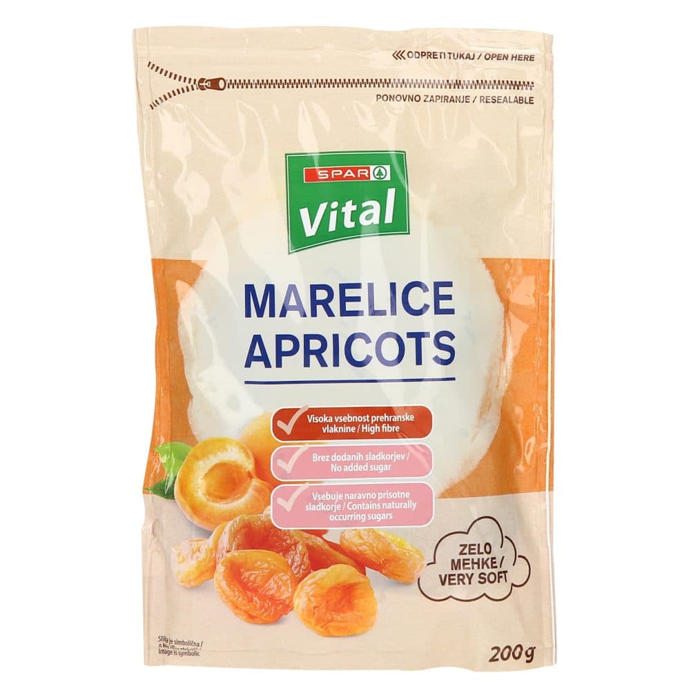 suhe marelice, spar vital, 200g