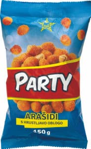Arašidi Tuš, s hrustljavo oblogo, z okusom paprike, 150 g