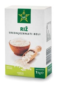 Srednjezrnat Beli Riž Tuš 1 kg
