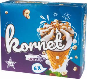 Kornet Tuš Vanilija 6 x 65 g 