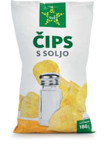 Slani Čips Tuš 180 g 