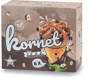 Kornet Tuš Čokolada 6 x 65g
