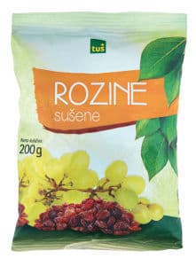 Sušene Rozine Tuš 200g