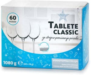 Tablete Tuš classic, za strojno pomivanje posode, 60/1