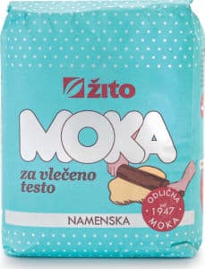 pšenična bela moka za vlečeno testo tip 400, žito, 1 kg