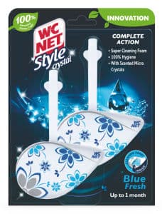 Osvežilec wc Net, Style blue, obešanka, 2/1