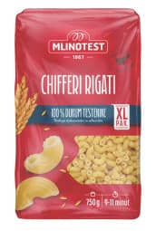 durum polžki, chifferi rigati, št. 26, mlinotest, 750 g