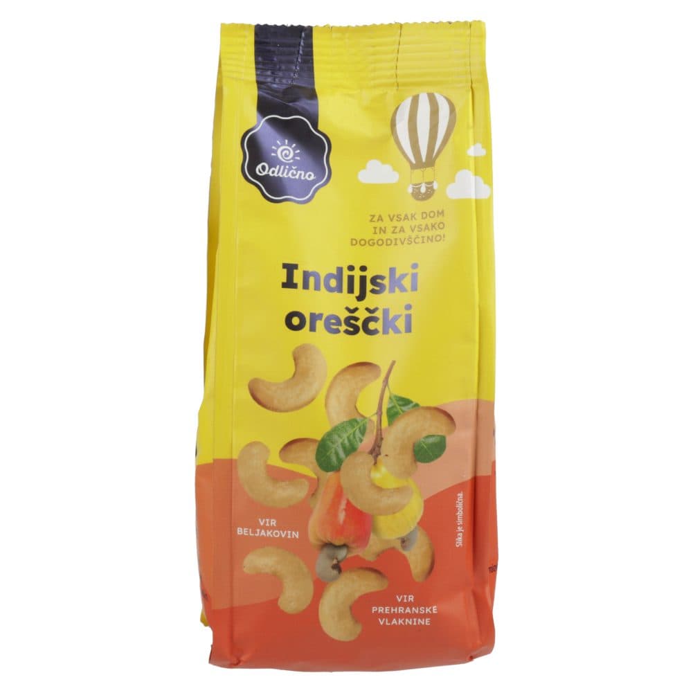 indijski oreščki, odlično, 150g