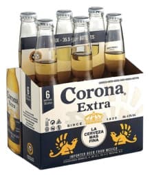 pivo, corona extra, 4,5 % alkohola, 6 x 0,355 l
